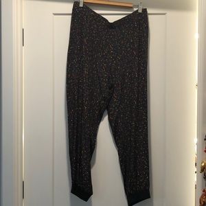Black/ multi color pants